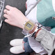 Smart watch LED electronic watch student sports outdoor watch digital multi-function waterproof transparent gold watch