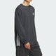 Adidas (adidas) long-sleeved T-shirt for men and women, 2025 autumn new couple sports and fitness breathable casual round neck pullover KF5194 S