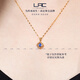 LACLAC jewelry 18k gold sapphire pendant (1g 18k gold chain included) main stone about 0.2 carats