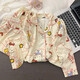 
Cartoon cartoon children's pajamas long-sleeved autumn princess style 2025 new girl sweet spring and autumn home clothes 3524# double long [long sleeves + trousers] 140 [16 sizes] 135-145CM 55-68Jin[Jin equals 0.5 kg]
