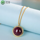 Feifudi S925 silver gold-plated inlaid shell necklace light luxury niche simple temperament fresh and versatile pendant necklace