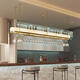 Hanoufei [luxe léger] Bar de luxe léger Rack de vin suspendu Creative Changhong acrylique brillant vin rouge Pot Hôtel Restaurant Bar Rose Gold Color Style 2: 12035