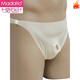 
Modal men's transparent latex underwear sexy hollow Yiyang pants men's double-sided button cool safety pants thong pants flesh color 4069 equal size