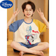 迪士尼（Disney）儿童棉睡衣男孩2025夏季款宝宝套装男童布莱泽装甲奥特曼家居服 N682布莱泽装甲-男童 100 cm/8码【身高85-102cm】
