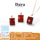 Dara 18K gold blood amber pendant Ping An Wu Shi brand beeswax amber clavicle necklace Chinese Valentine's Day gift for girlfriend