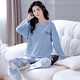 
Urban Beauty Official Website Pajamas for Women in Spring Winter Pure Cotton Long Sleeve Trousers Home Furnishing Clothing 2025 New Casual Women's Set XB9922-Women's Model M_Code [80-100Jin [Jin equals 0.5 kg]]