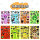 DCOUD rhythm box sticker girl dress-up sticker DIY children handmade creative sticker toys Rhythm box sticker D style 8 pictures