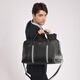 Sac de voyage masculin de Walker Shop [First-couche Cower Sac à grande capacité Bagure Business Travel Bagage One épaule Crossbodybag Black (hauteur 32 * 48 * 27cm d'épaisseur)
