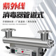 JESUS UV sterilizer pipeline flow sterilizer swimming pool aquaculture sewage treatment equipment pure water plant UV lamp sterilizer water supply sterilizer sterilization processes 20-22 tons of water per hour