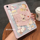 Tongru Wall 720 Drehung eignet sich für Huawei Matepadse Flat Shell 2024 Neues Anti-Bend 11 Acrylluft mit Stiftschlitz R6629 Blaues Hund Doppelsieitiges Bild-blaue Kante-Drei-fache Rotation Huawei Matpadpro 12,2 Zoll 2024