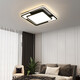 Lámpara de techo de Opudakochi sala de estar Guangdong Zhongshan Lámpara de techo de la sala de estar moderna lámpara de balcón de estudio simple de balcón nuevo estilo 9215 aromático 50 cm negro extremo