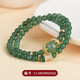 [Sélection stricte de l'approvisionnement en cristal] Crystal Crystal Green Bracelet Double cercle Crystal Crystal Crystal Gift Bracelet pour femmes Z1483 Green Strawberry Crystal Double Circle Bracelet