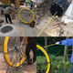 CLCEY玻璃钢穿线穿孔器光缆电缆穿管器电工穿线器引线器管道疏通器 11150米加钢丝带车架直径10mm