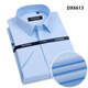 CEO YAGEOL Camisa de manga corta para hombres NUEVOS DESEJO FORMAL DE SUMPRADO PARA NEGOCIOS POLIESTER DE CONTOLA CORTULAR EN LA MULTICOR MULICOR VERSATILE VERSATILE MANGA CLATE 6623 38