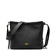 GOLDLION G+ women's bag shoulder bag cowhide fashion women's crossbody bag drawstring large capacity bucket bag black 23*13*21cm