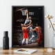 Edwards signature poster photo frame ornaments NBA star peripheral photos souvenirs decorative painting hanging ornaments 07 Please note 50*701 if you need a bracket