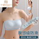 Modal Ice Seide Traaceless Sommer trägerloser Unterwäsche für Frauen, Frauen ohne Schlupf-Sammelbungee Packing-Brüste, wunderschöner Rücken unsichtbarer BH, Hautfarbe M, geeignet für 90-105 Jin [Jin gleich 0,5 kg]