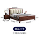 Jiangcheng Nouveau lit en bois massif de style Chine