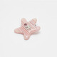Tagi.<Tapixing> Hair Clip Starfish Bangs Clip Trimmed Clip Hair Clip Cute Hair Clip Birthday Gift-Cream Pink