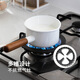 Shuangshan gas stove bracket kettle small milk pot auxiliary pot holder universal kitchen natural gas stove stand holder anti-slip four-leaf clover type suitable for pots and pans within 17cm