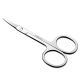 Youjia UPLUS stainless steel elbow narrow arc cosmetic scissors beauty scissors small scissors eyebrow trimming scissors eyebrow scissors nose hair scissors