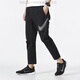 Nike (Nike) Seda de seda de hielo Pantalones de chándal de secado rápido para pantalones casuales de pie pequeño cónico para hombres Pantalones de entrenamiento transpirables en transpirable Negro/DM6627-010 Pantalones rectos M120-130Jin [Jin equivale a 0.5 kg]