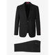 ISAIA Customized Suit Men's Mohair Blended Formal Business Executive Jacket Set Black Solid Color Straight-Click Flip Pocket Black One Size 62