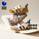 Minibala 25-year new moral training shoes for boys and girls, baby toddler shoes, children's casual sports shoes, double Velcro children's shoes