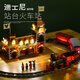 Совместим с LEGO Disney Disney Train и Железнодорожными Строительными Блонками Сборка Игрушки Модель Girl Gifts - очень сложная железнодорожная станция Диснея [Версия электрического дистанционного управления]]
