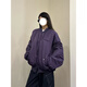 迪伽达2025美式街头复古刺绣棒球棉服外套男女潮牌短宽飞行夹棉夹克外套 ZYF-687 卡其色 常规 XL