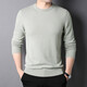 NOSSKISS Brand Pure Cashmere Cashmere Sweater para hombres New New Sweater Camiseta de punto sólido de color sólido Camisa de base de tejido Men.