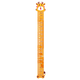 Ywzr Cartoon 3D dreidimensionale Kinder, die Acrylhöhe Messung der Acrylhöhe Aufkleber Wandkleher Mädchen Raumlayout Schlafzimmer Dekoration 3879 Kaninchenhöhe Aufkleber-Kaffee + Hautfarbe + Pink Big Big