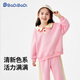 Batibadi Herbst neues Baby und Kleinkind Girls Sweatshirt Anzug Casual Fashion Jacket und Jogginghose Pink Doudu Hund 130