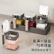 Newair seasoning box salt shaker sealed moisture-proof seasoning bottle storage rack home kitchen high-end new set