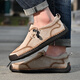
Western Region Camel Export Large Size Men's Shoes Genuine Leather Breathable Casual Leather Shoes Men's Style Youth Trendy Shoes Soft Sole Cowhide Shoes KK-9902 Brown 38