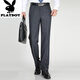 Playboy (Playboy) Nuevos pantalones casuales de seda de seda de verano de verano pantalones sueltos de cintura alta de mediana edad de mediana edad F9901# azul marino 33 (2 pies 6 cintura circunferencia)