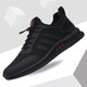 Qingchu Brand Fashion Casual Board Schuhe Männer 2025 Neues atmungsaktives Mesh Herrenschuhe bequeme Soft -Sport -Sport -Mesh -Schuhe Männer schwarz und rot 9851 56 Ersatzgröße