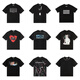 Lee Kids2025 Sommer Neue Modemarke Männer und Frauen Paar Outfit großer Größe loser Pullover kurzärmeliges T-Shirt 693 m