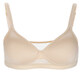 
LEONISA silk underwear for women without steel rings, double-sided mulberry silk bra bra underwear skin color 1105 (with back buckle) 70C