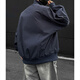 
Fumile American bomber bomber jacket men's spring and autumn loose trendy silhouette high-end street handsome jacket brown XL