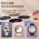 Huxaivni Huawei Phone Hongmeng Android-System Apple Telefon für Uhr Huaqiangbei Smart Sports GT5 Ultra Watch Wath Watch Gold Net Belt NFC+Zahlung+Massive Zifferblatt+Sport- und Gesundheitsüberwachung Dual-Riemen+Positionierung der Navigation+Ultra lang