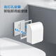 BULL punch-free socket waterproof box integrated household wall panel protective cover bathroom bathroom adhesive splash-proof box white pressure-resistant flame retardant five-hole socket + adhesive waterproof box kitchen oil-proof balcony dust-proof special power box cover
