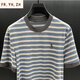 P.YH.ZHLOMY Victor Estación Europea Top Luxury Summer Nueva camiseta NZN1396 Stripe M [90-110]