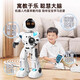 Miss Dolphin Toys and Escort Robot Children Programación inteligente Educación temprana Dancing Girls Toys Electric Toys Boy Birthday Programming Intelligent Robot-Tech White