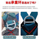 Five-point safety belt, high-altitude anti-fall double hooks, outdoor construction, high-altitude air-conditioning anti-fall double rope construction site safety belt, new national standard, quick plug-in strap + double large hooks 2 meters (buffer package), fall suspension