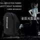 Running mobile phone arm bag, sports mobile phone arm bag, personalized large-capacity leisure fitness cycling arm wrist bag, dark blue, reflective warning/breathable and waterproof