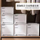 Boîte de rangement du tiroir Plastique Plastique Armoire transparente Sous-vêtements Boîte de finition épaissie Armoire de rangement de vêtements de grande capacité 45-3523 Profondeur 45 * Largeur 35 * Hauteur 23cm White Pack White Drawer Pure Faute-sortie épaissis