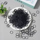 New Kapibara hair clip cute children's hair clip bangs clip headdress girl heart sweet girl hair accessories [200 black rubber bands]