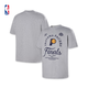 
NBA official 2025 East District Pacers Championship commemorative T-shirt Halliburton short-sleeved men's and women's T-shirt Gray (Pacers) XL