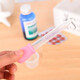 Dispositif d'alimentation de seringue pour bébé Silicone Anti-Choke Médecine Disque d'aspiration de nez avec une gamme d'échelle Clip de bébé Nez Clip Détal